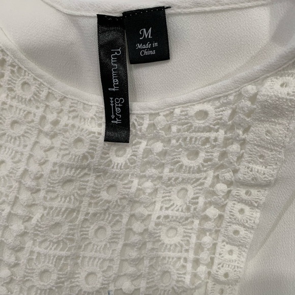 Runaway story blouse top 3/4 sleeve size M - Picture 4 of 7